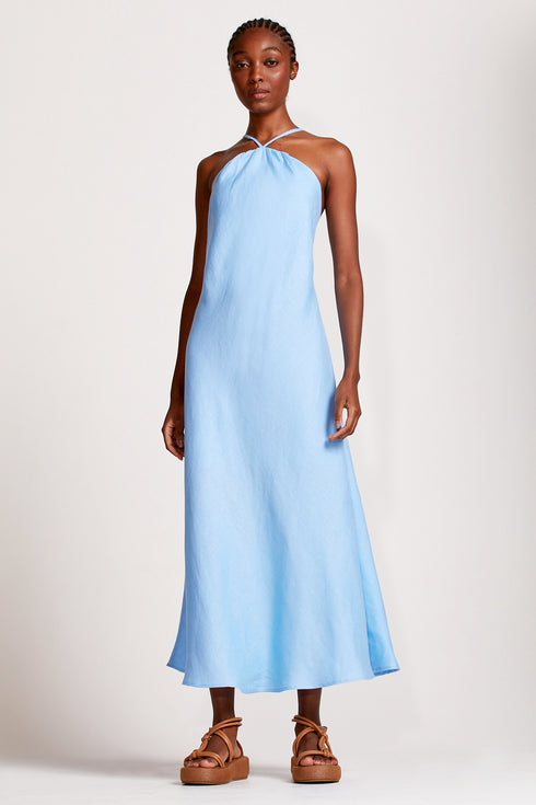 VESTIDO ALÇAS AZUL